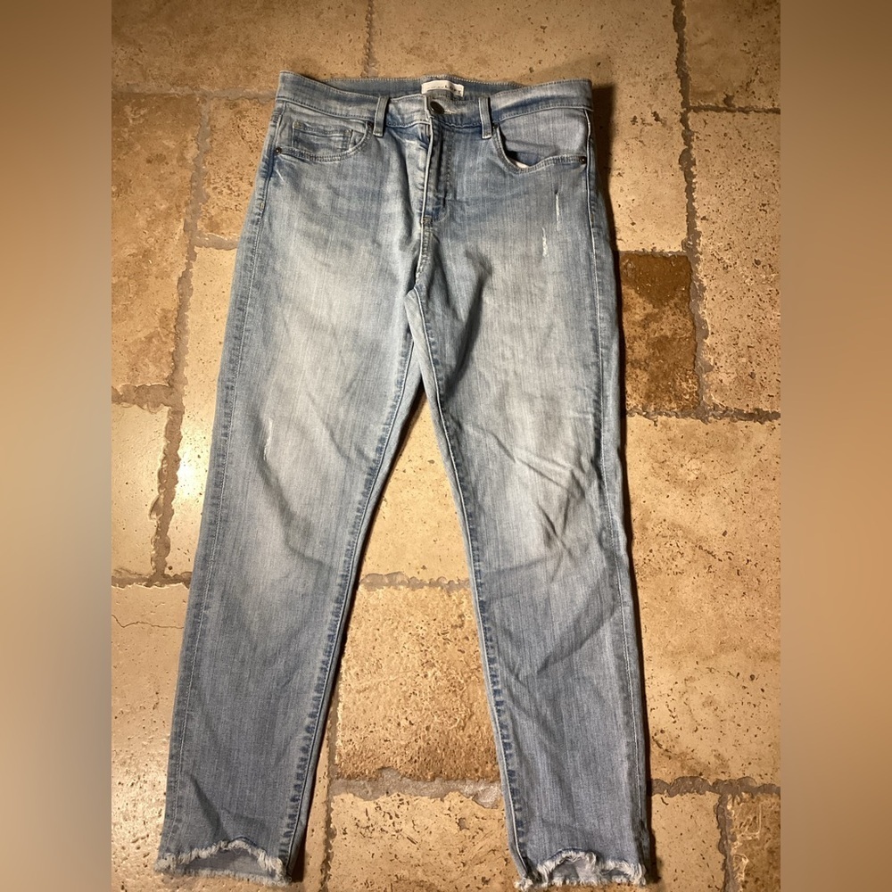 Loft frayed ankle cropped jeans-SZ 29/8
N1